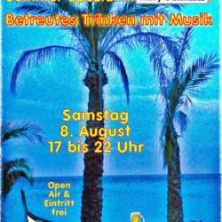 Betreutes Trinken mit Musik, Harrys Bierhaus, 8.8.2020