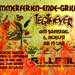 Sommerferien-Ende-Grillen im Tegtmeyer, 6.8.2016